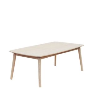 Möbel4Life Wohnzimmer Tisch aus Eiche Bianco geölt 140 cm breit