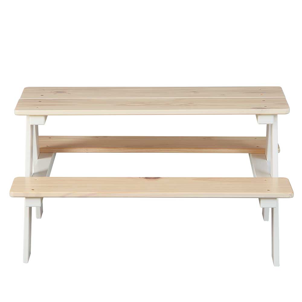 TopDesign Kindersitzgruppe aus Kiefer Massivholz 90 cm breit