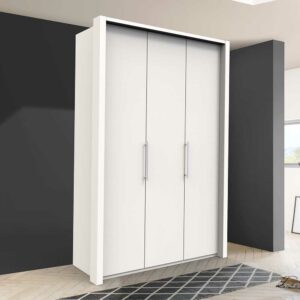 Franco Möbel Kleiderschrank Made in Germany Weiß