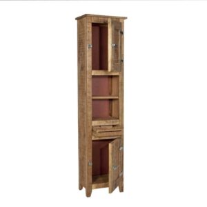 Möbel Exclusive Badschrank im Shabby Chic Stil Mangobaum Massivholz