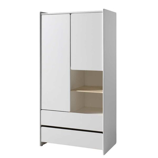 4Home Babyschrank in Weiß 90 cm breit