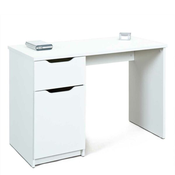 TopDesign Bürotisch in Weiß 115 cm