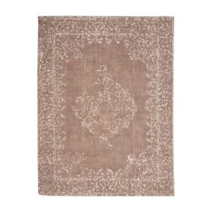 Möbel Exclusive Vintage Teppich in Schlammfarben orientalisch gemustert