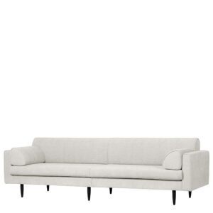 Basilicana Skandi Design Sofa mit Fußgestell aus Metall drei Sitzplätzen