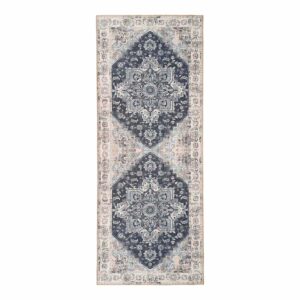 4Home Vintage Teppich in Blau und Grau orientalischen Muster