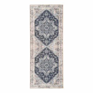 4Home Vintage Teppich in Blau und Grau orientalischen Muster