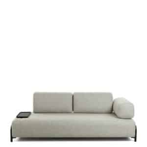 4Home Sitzsofa in Beige Webstoff modern