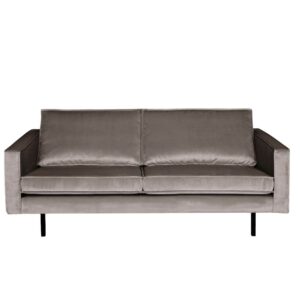 Basilicana Couch in Taupe Retro Look