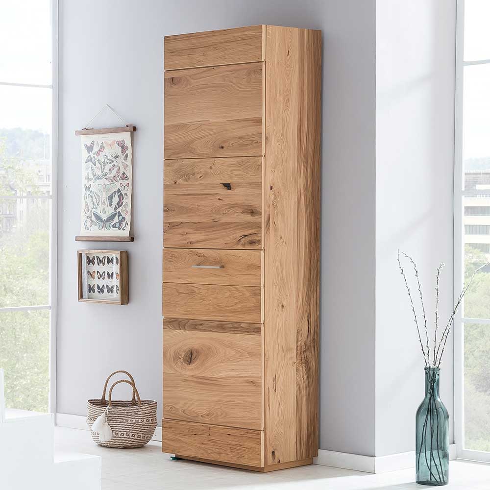 Wooding Nature Dielenschrank mit Balkeneiche furniert 2 m hoch