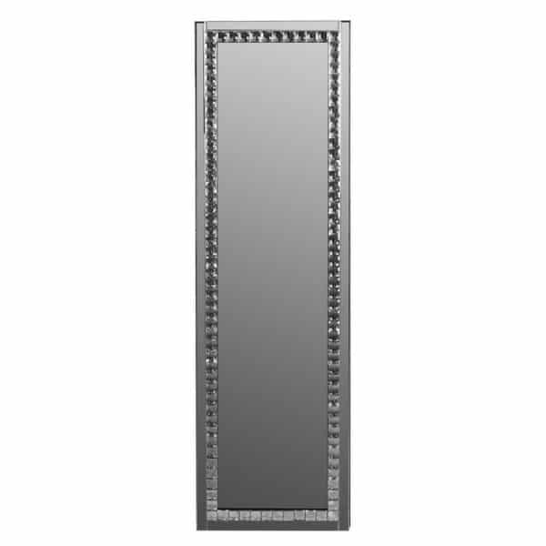 Doncosmo Schrank mit Schmuckaufbewahrung in Silberfarben 120 cm hoch