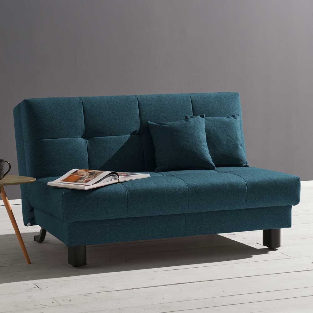 TopDesign Schlafsofa in Petrol modern