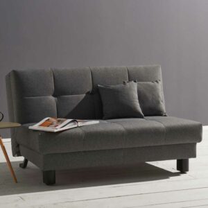 TopDesign Faltsofa in Grau Schlaffunktion