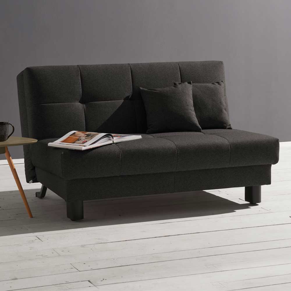 TopDesign Schlafsofa in Dunkelgrau Made in Germany