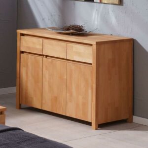 Basilicana Wohnzimmer Sideboard aus Buche Massivholz modern