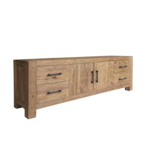 Möbel Exclusive Wohnzimmerkommode aus Teak Recyclingholz 210 cm breit