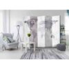 4Home Spanische Wand mit Weltkarten Motiv Grau