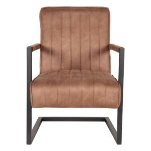 Möbel Exclusive Lounge Sessel in Braun Microfaser Wippfunktion