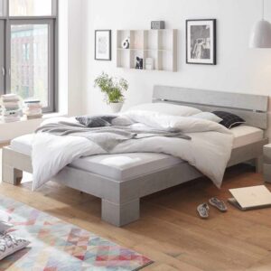 TopDesign Jugendbett in Beton Grau modern