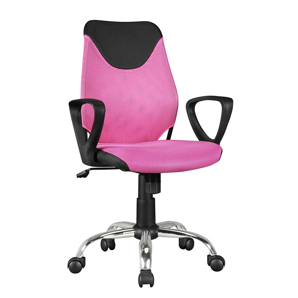 Möbel4Life Kinderschreibtischstuhl in Pink höhenverstellbarem Sitz