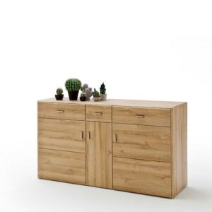 TopDesign Wohnzimmer Kommode in Wildeichefarben 45 cm tief