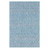 Doncosmo Teppich Outdoor Skandi in Türkis geometrischem Muster