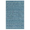 Doncosmo Teppich Outdoor mit geometrischem Muster modernem Design
