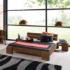 Basilicana Futonbett in Nussbaumfarben modern