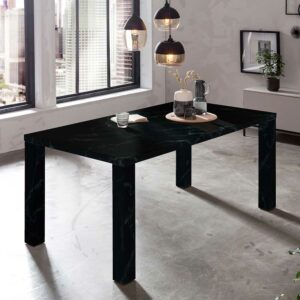 Rodario Schwarzer Esszimmer Tisch in modernem Design 180 cm breit