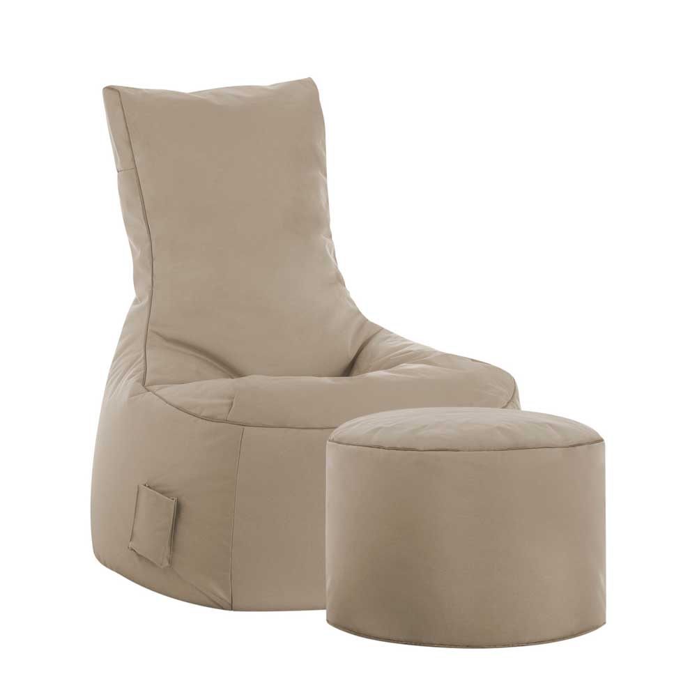 Young Furn Sessel als Sitzsack Khaki