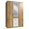 Star Möbel Schrank Holzoptik und Weiß in modernem Design Spiegeltür