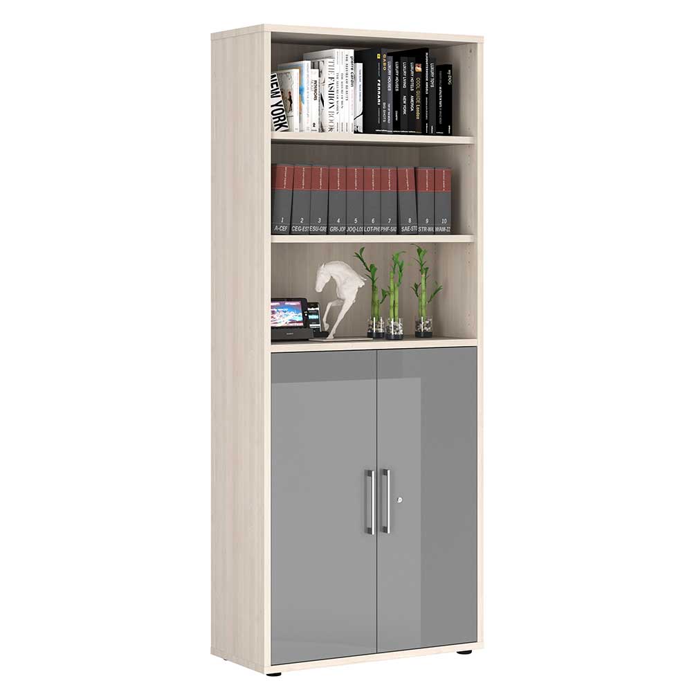 Müllermöbel Abschließbarer Büroschrank 90 cm breit Made in Germany