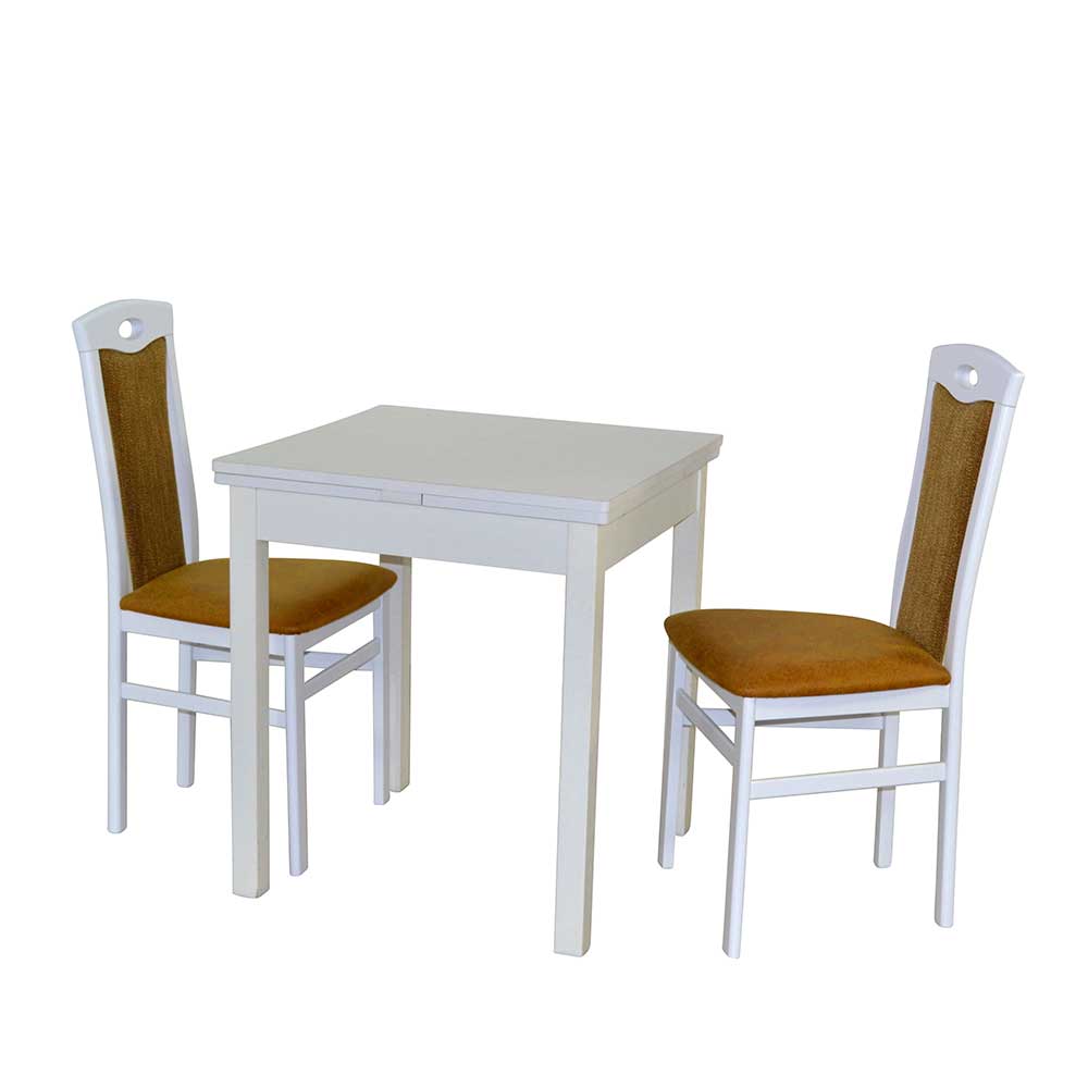 Möbel4Life Esszimmer Sitzgruppe inklusive zwei Stühle hoher Lehne (dreiteilig)