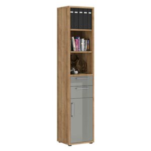 Müllermöbel Hochschrank für Akten 48 cm breit Made in Germany