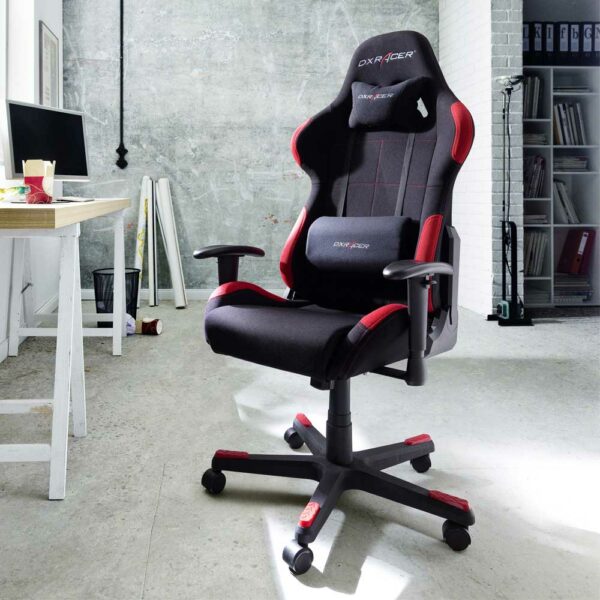 TopDesign Ergonomischer Bürostuhl im Racer Design Schwarz Rot