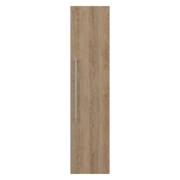 Möbel4Life Wand Badseitenschrank in Eiche hell Holzoptik 36 cm breit
