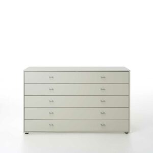 Franco Möbel Sideboard mit Schubladen Weiß lackiert