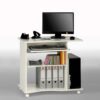 Müllermöbel Bürotisch mit Tastaturauszug Rollbar