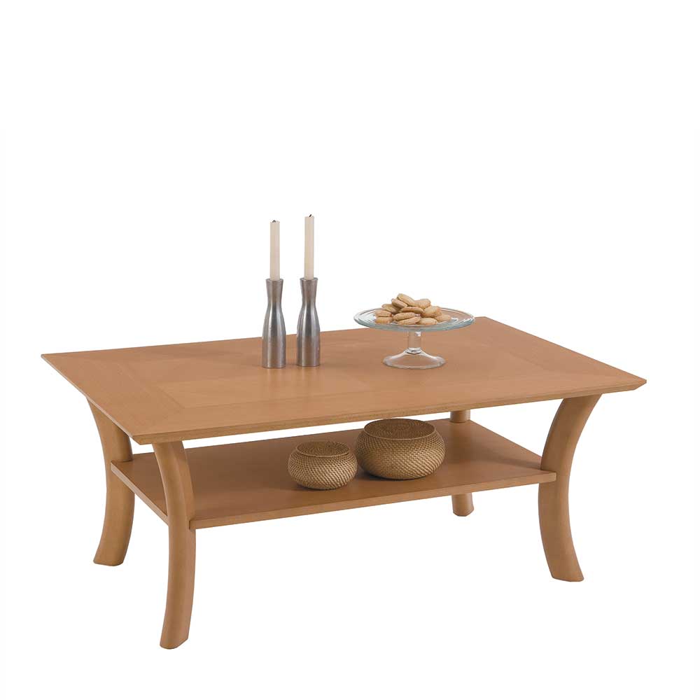 4Home Wohnzimmer Couchtisch aus Buche 110 cm breit