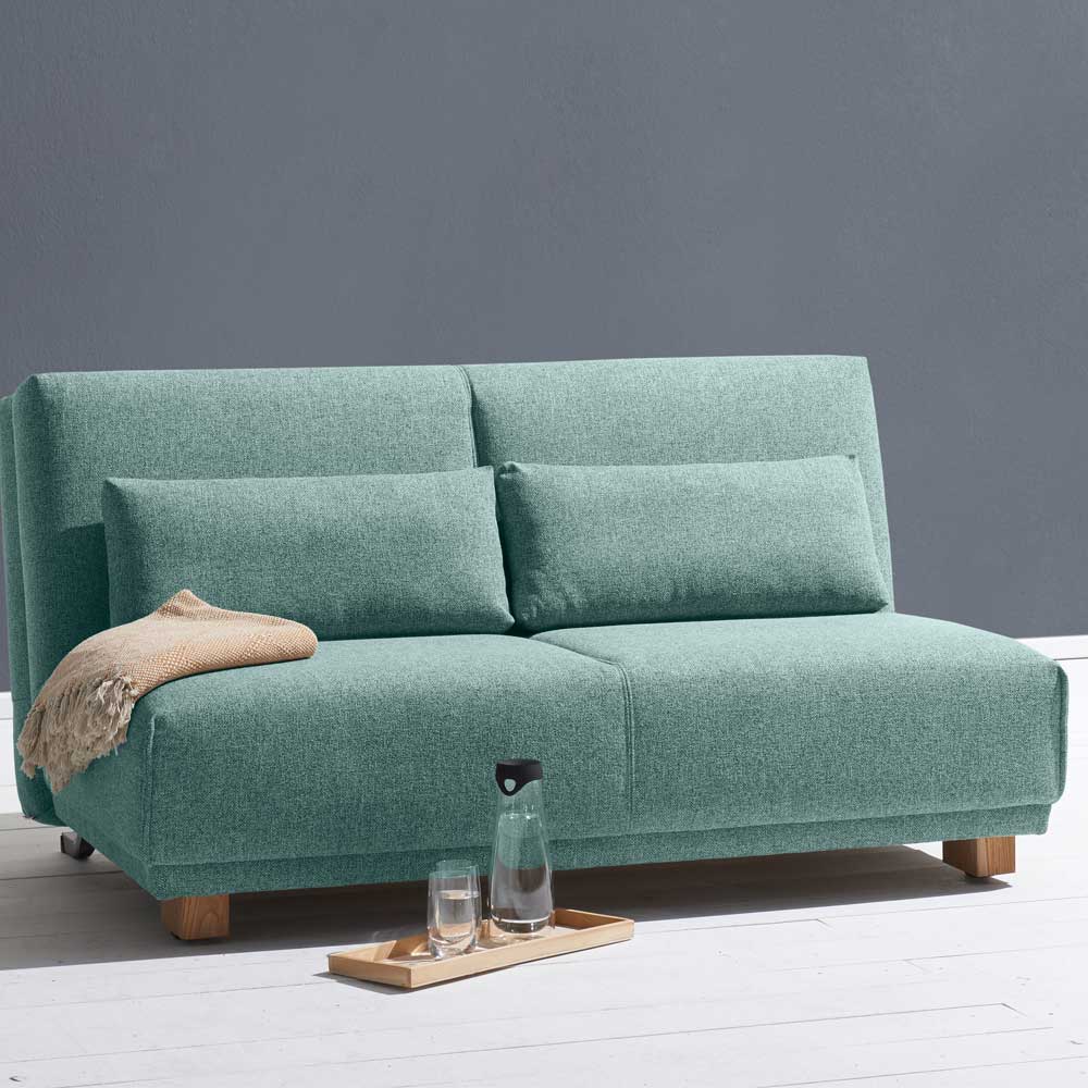 TopDesign Faltsofa in Petrol Webstoff Made in Germany