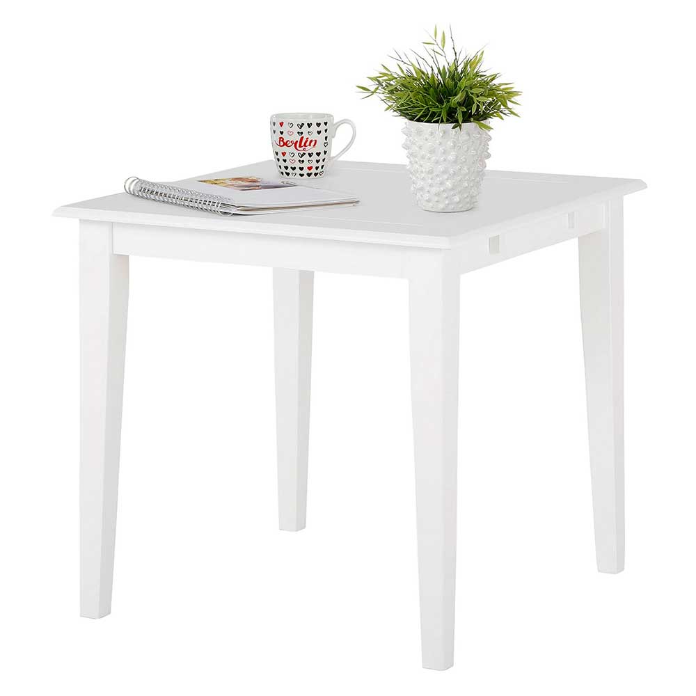 Möbel4Life Küchentisch 75 cm hoch Weiß