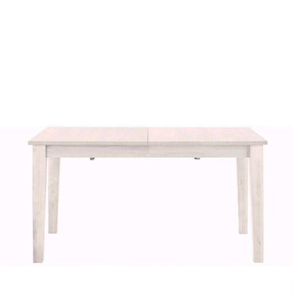 Möbel4Life Echtholzesstisch in Weiß lackiert Landhausstil