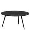 Basilicana Couchtisch recyceltes Teakholz und Metall Industry und Loft Stil