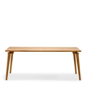 Natura Classico Holztisch aus Eiche Massivholz 90 cm tief