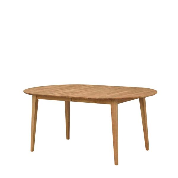 TopDesign Esszimmertisch aus Eiche Massivholz oval ausziehbar