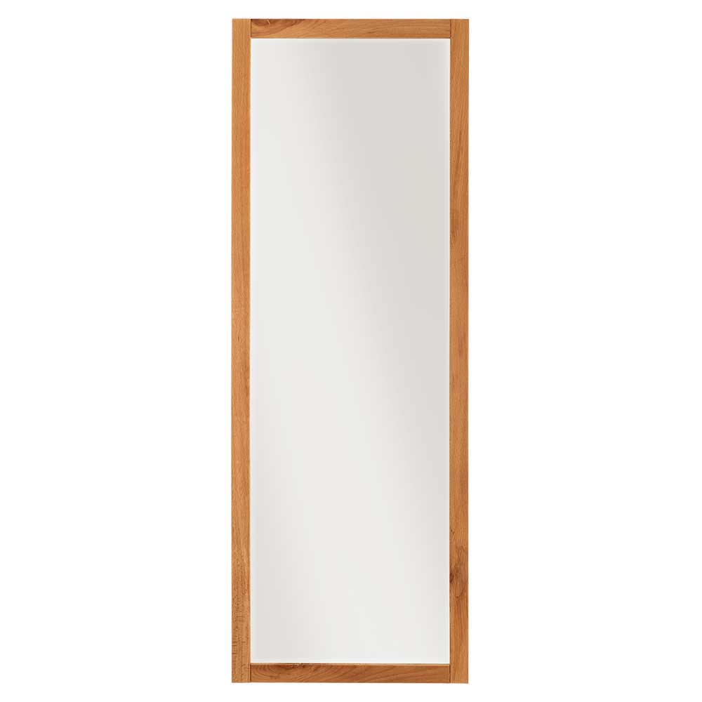 Life Meubles Garderoben Wandspiegel mit Holzrahmen Kernbuche Massivholz