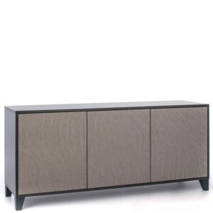 Basilicana Esszimmersideboard in Hellgrau und Anthrazit 165 cm breit