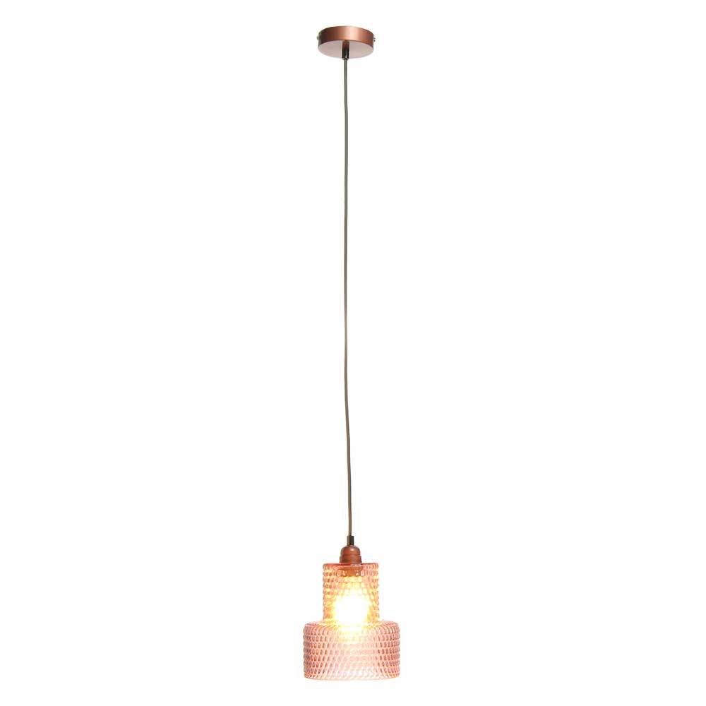 Doncosmo Deckenlampe aus Glas in Violett modern