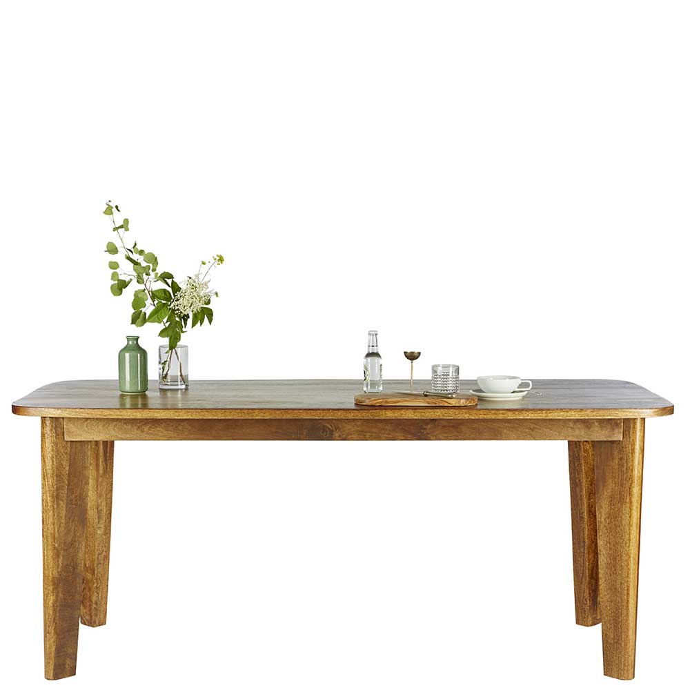 Möbel Exclusive Esszimmertisch aus Mangobaum Massivholz 180 cm breit