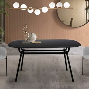 iMöbel Esszimmer Tisch modern mit Steinplatte ovale Form