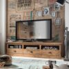 Wooding Nature TV Unterschrank aus Teak Recyclingholz 180 cm